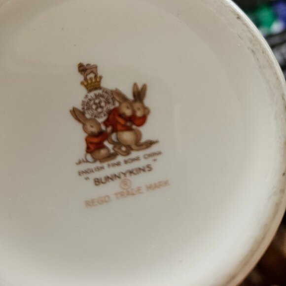 ROYAL DOULTON BUNNYKINS 2 PIECE CHILDRENS DINNER SET - Picture 9 of 9